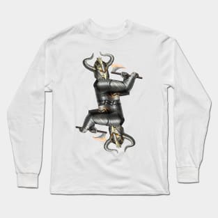 Futuristic Viking Beserker Long Sleeve T-Shirt